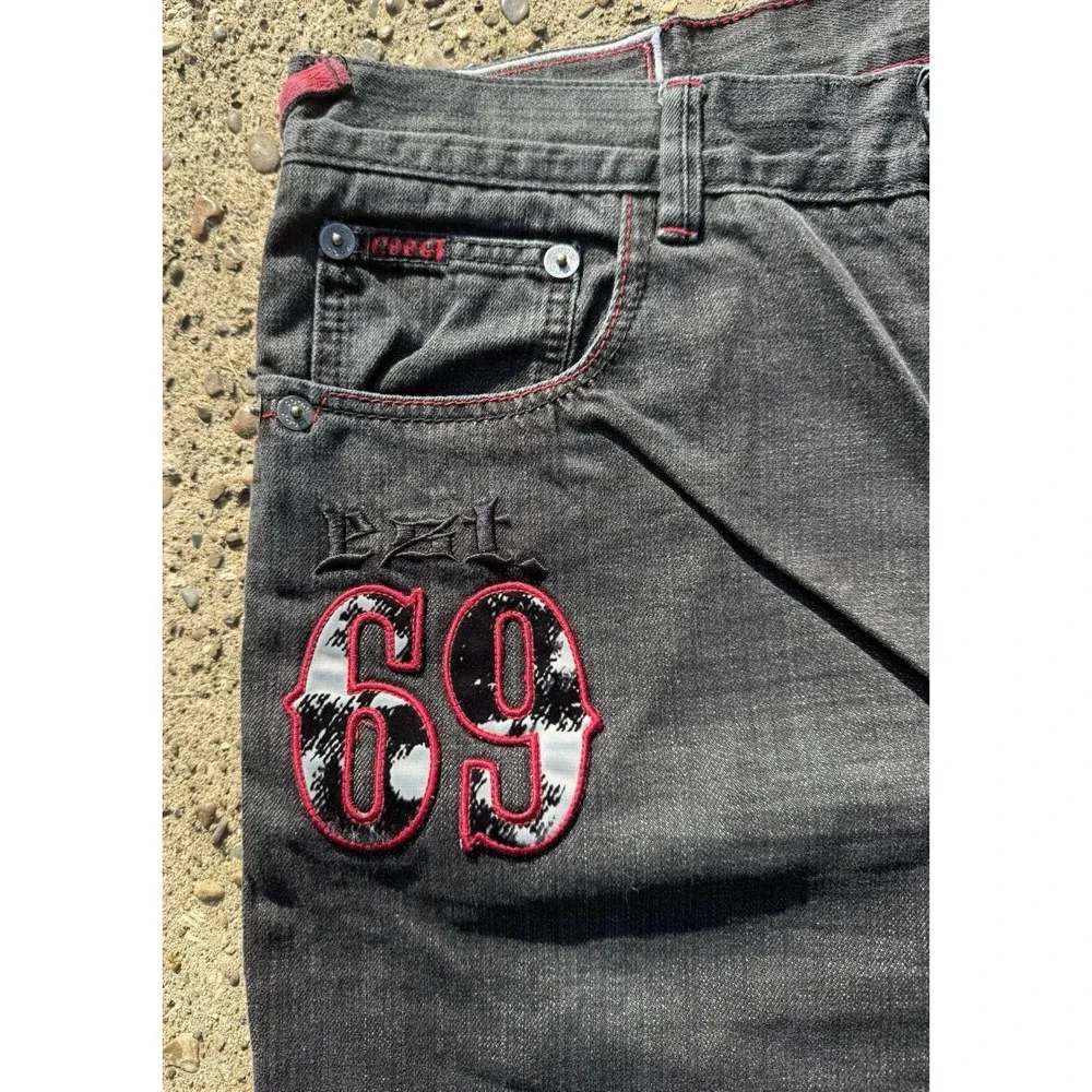 COOGI Y2K Authentic Australian Wide Leg Mens Jeans Vintage‎ Measure 40x28*